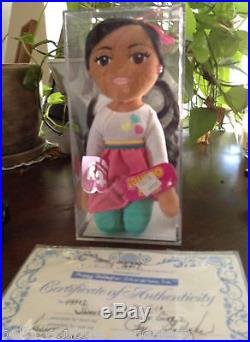 Ty Sweet Sasha Michelle Obama Inaugural Controversial Doll Authenticated Sealed