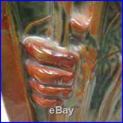 Ultimate Jazz musician Louis Armstrong art pottery sculpture artist signed DIANA