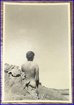 Unique Vintage Found AMAZING Photo Gay Interest Beautiful Young Nude Man