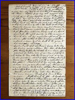 Upson County Georgia Prominent Woman Bequeaths Slaves 1850 Last Will & Testament