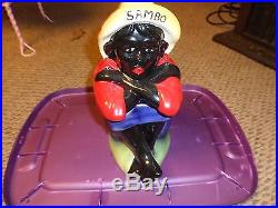 VERY RARE Vintage McCoy Little Black Sambo Cookie Jar Black Americana