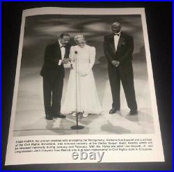 VERY RARE Vintage Rosa Parks Stellar Gospel Music Awards Press Photo with Synopsis