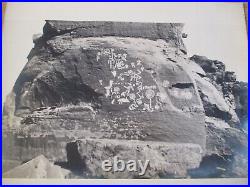 VINTAGE 8 x 10 SOUTHWEST U. S. Original Photo'NATIVE AMERICAN PETROGRAPHS