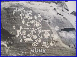 VINTAGE 8 x 10 SOUTHWEST U. S. Original Photo'NATIVE AMERICAN PETROGRAPHS