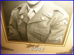 VINTAGE AFRICAN AMERICAN BLACK WW2 Bomber Squadron. USAAF AAF FRAMED PHOTO