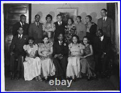 VINTAGE DEPRESSION GREAT MIGRATION ERA'30s MEMPHIS TN TO CHICAGO FAMILY PHOTO