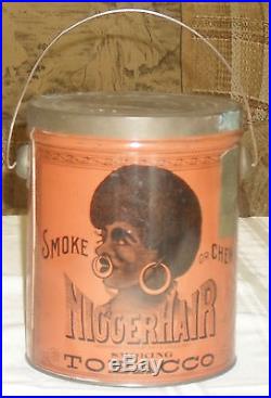 Vintage Niggerhair Tobacco Tin