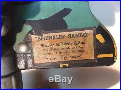Vintage Sprinkling Sprinklin Sambo Black Memorabilia