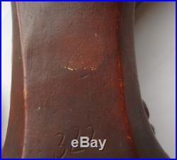 VRare c1860-1880 14 BLACKAMOOR chalkware FULL BUST STATUE Nubian Slave #322
