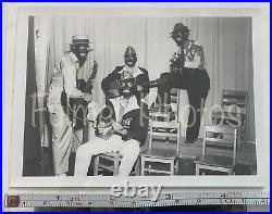 VTG 1953 B&W Photos BLACK AMERICANA Rare Press Photo Documentary PLAY COSTUMES