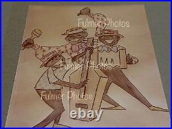 VTG 1970s Photos BLACK AMERICANA Photo Art Poster 3Pc JAZZ BAND Bill Paul Trio