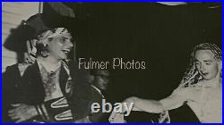 VTG 8x10 B&W Professional Photo CROSS DRESSED MEN Drag Costume Party OOAK w COA