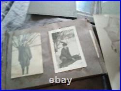VTG Found Old Black And White Photos LOT 1900s-1960s Wedding photos family
