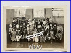 VTG Photo Halloween Children 1938