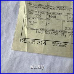 VTG WWII Dog Tag African American Black Soldier US Army Photo Lot ID'd Virginia