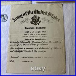 VTG WWII Dog Tag African American Black Soldier US Army Photo Lot ID'd Virginia