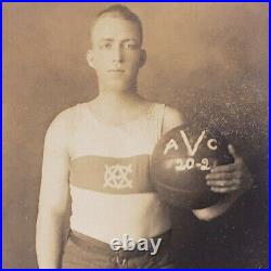 Veazie Maine Athletic Club Basketball Player 1920-21 Uniform Fitness Photo F228