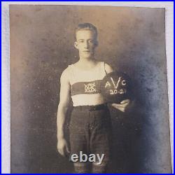 Veazie Maine Athletic Club Basketball Player 1920-21 Uniform Fitness Photo F229