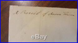 Very Rare 1785 New Jersey Early Slave Document