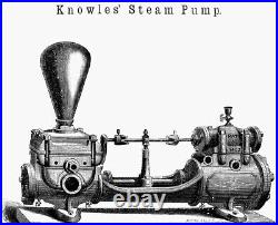 Very Rare Miniature Gem Tintype STEAM PUMP PATENT MODEL 1860s Photo