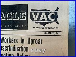 Very Rare Vintage 1971 Pasadena Eagle African American Newspaper