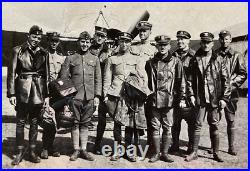 Very Rare! Ww1 Us Naval Aviation African American Aviator In France 1917 Photo