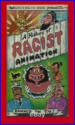 Vhs A HISTORY of RACIST ANIMATION Uber RARE Wavelength Video Collectible