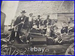 Vicksburg, MS Mar 9 1893 5 x 6.5 Tintype Carriage & African American Children