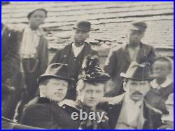 Vicksburg, MS Mar 9 1893 5 x 6.5 Tintype Carriage & African American Children