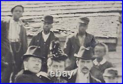 Vicksburg, MS Mar 9 1893 5 x 6.5 Tintype Carriage & African American Children