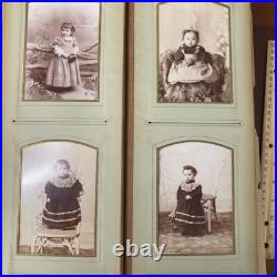 Victorian Photo Album 50+ Cabinet Cards Immigrant or African American Towanda PA