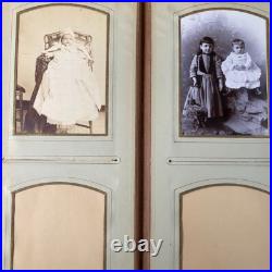 Victorian Photo Album 50+ Cabinet Cards Immigrant or African American Towanda PA