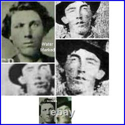 View Billy the Kid Tintype Photo Rare Cowboy Western Rustlers Spurs Cattle Bull