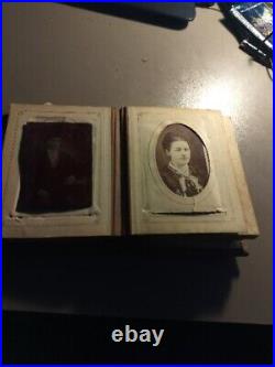 Vintage 1800's Family Photo's 19 Tin Type & 21 Heavy Cardboard/Paper