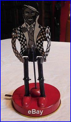 Vintage 1920's Tin Toy Jigger Dancer In Tuxedo. Made In USA