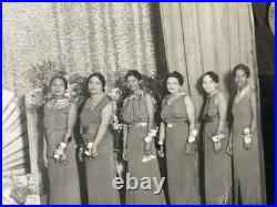 Vintage 1928 African American Social Club Group Photo