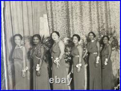 Vintage 1928 African American Social Club Group Photo