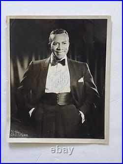 Vintage 1930-40's Arthur Lee Simpkins Singer Signed Photo Harlem Renaissance