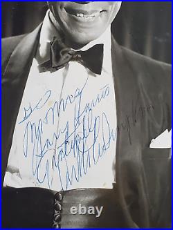 Vintage 1930-40's Arthur Lee Simpkins Singer Signed Photo Harlem Renaissance