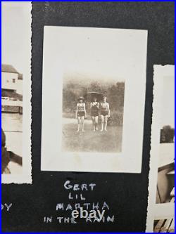 Vintage 1930's Photo Album Nj Women Central Park New York Zoo Swimsuit Photos