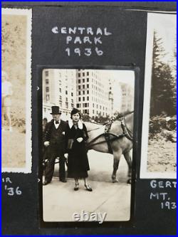 Vintage 1930's Photo Album Nj Women Central Park New York Zoo Swimsuit Photos