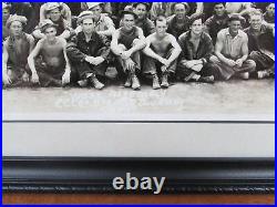 Vintage 1930s Civilian Conservation Corps Dunaway Panoramic Photograph Workwear