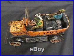 Vintage 1930s Marx Amos & Andy Fresh Air Taxi Black Americana Tin Wind Up Toy