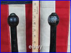 Vintage 1930s Wood Indian Club Antique Juggling Pins Exercise Gym Circus Decor