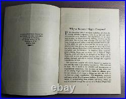 Vintage 1936 National Black Congress Chicago Frederick Douglass John P. Davis