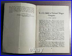 Vintage 1936 National Black Congress Chicago Frederick Douglass John P. Davis