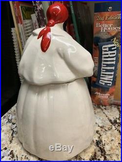 Vintage 1940s Original McCoy Mammy Aunt Jemima Cookie Jar Black Americana