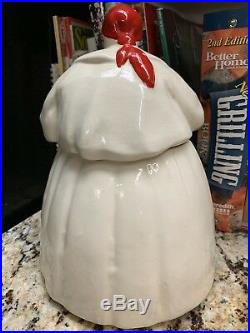 Vintage 1940s Original McCoy Mammy Aunt Jemima Cookie Jar Black Americana