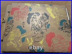 Vintage 1940s Photo Album Burbank California High School Football Scrapbook