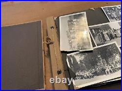 Vintage 1940s Photo Album Burbank California High School Football Scrapbook